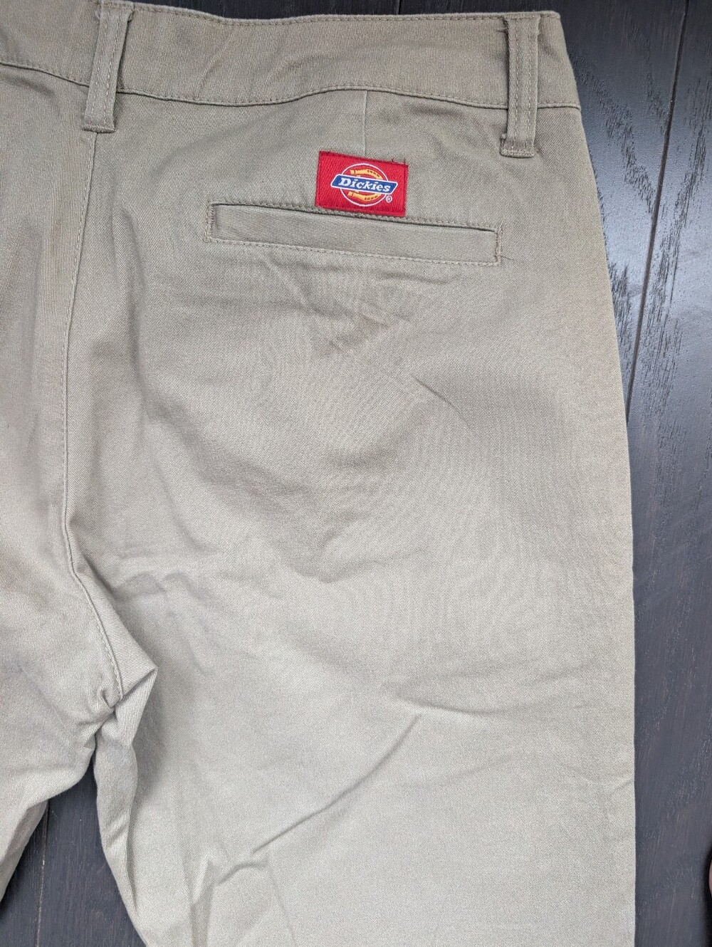 Dickies Women's Slim Work Pants - Khaki - Juniors Size 11